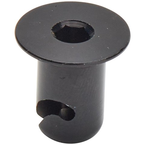 Allstar Performance Flush Head Self-Ejecting Button Fasteners ALL19141 Quick Fasteners, Button, Hex Head, Aluminum, Black, 0.44 in. Shank Diameter, 0.50 in. Shank Length, Set of 50