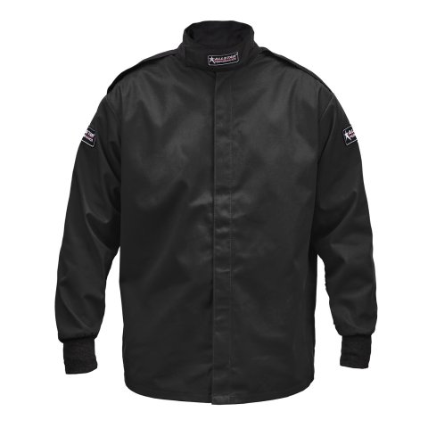 Allstar Performance Single-Layer Driving Jackets ALL931113 Jacket, SFI 3.2A/1, Single Layer, Pyrovatex, Black, Medium Tall, Each