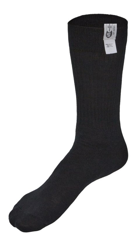Allstar Performance Fire Retardant Socks ALL926415 Pair SFI 3.3 Thick F/R Black Size 12-14