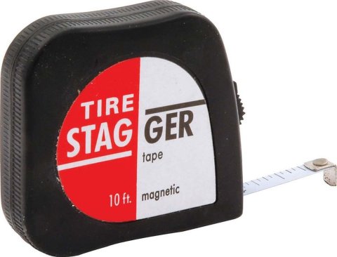 Allstar Performance Tape Measures ALL10111 Tire Measure, Economy, Stagger, Diameter, 10 ft. Length, Each