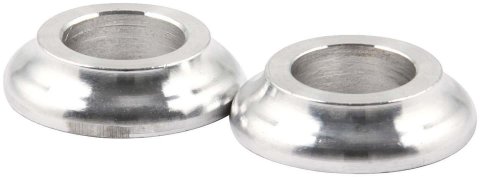 Allstar Performance Tapered Spacers ALL18590 Spacers, Aluminum, 0.740 in. to 0.995 in. Outside Diameter, 0.500 in. Inside Diameter, 0.250 in. Length, Pair