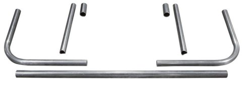 Allstar Performance Universal Rear Bumper Kits ALL22373 Bumper, Steel, Weld-on, Rear, Tube Style, Universal, Kit