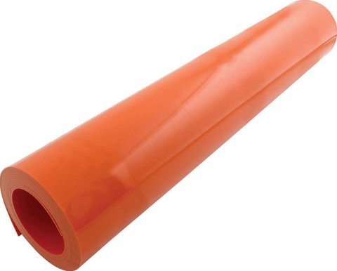 Allstar Performance Rolled Plastic ALL22420 Plastic, Orange, .070 in. Thickness, 24 in. Width, 10 ft. Length, Each