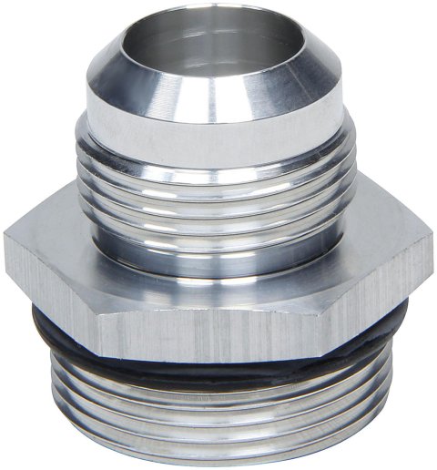 Allstar Performance Radiator Inlet AN to Straight Cut Fittings ALL30039 Fitting, Adapter, Cut, Straight, Aluminum, Natural, -16 AN, -20 AN, Each