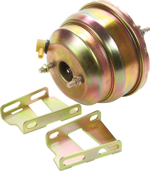 Allstar Performance Brake Boosters ALL41009 Power Booster, 8 in Dual Diaph, 4-1/4 in Deep, Chevy 1955-64, Each