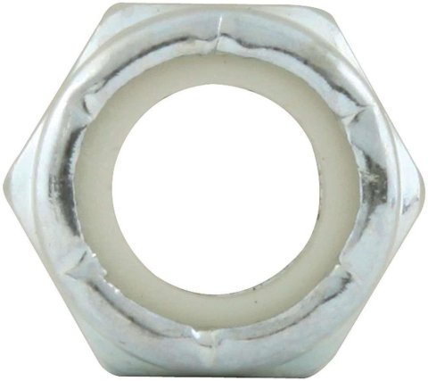Allstar Performance Nylon Locking Hex Nuts ALL16022-10 Nuts, 3/8-16 in Threads, with Insert, Set of 10