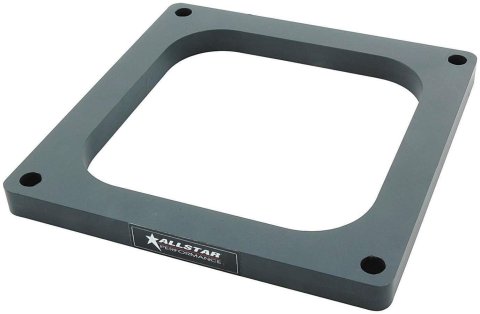 Allstar Performance Drag Hi-Flow 0.5 Inch Carburetor Spacer ALL25990 Carb Spacer, Hi-Flow, Open Style, 0.500 in. Thick, Phenolic Plastic, Black, 4-barrel Dominator, Each