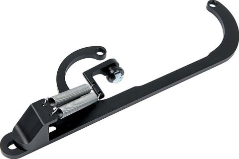 Allstar Performance Throttle Return Spring Brackets ALL54202 Bracket, Carburetor Base Mounting Style, Billet Aluminum, Black, Each