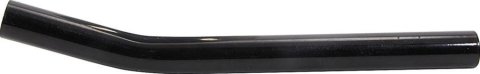 Allstar Performance Bent Tie Rod Tubes ALL57021 Tube, Bent, Steel, Black Powdercoated, Female Threads, 5/8 in. Diameter, 16.5 in. Length, Each