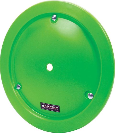 Allstar Performance Universal Wheel Covers ALL44239 Covers, Plain, 15 in. Wheel, Plastic, Neon Green, Each