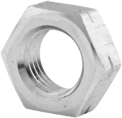 Allstar Performance Aluminum Jam Nuts ALL18275-50 Nut, 3/8-24 in, LH Thread, Aluminum, Set of 50