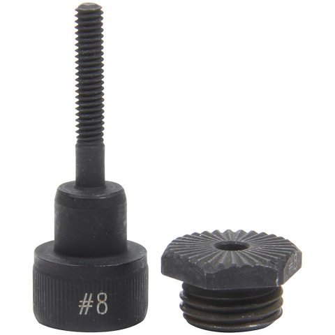 Allstar Performance Thread Setter Kits ALL19452 Kits, Mandrel and Nosepiece, 8-32, Steel, Black Anodized, Kit