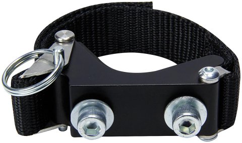 Allstar Performance Shock Canister Mounts ALL64273 Mount, Aluminum, Black Anodized, Adjustable, Flat Surface Mount, Each