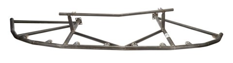 Allstar Performance Bumpers ALL22344 Dirt Late Model Chrome Moly Bumper, Longhorn