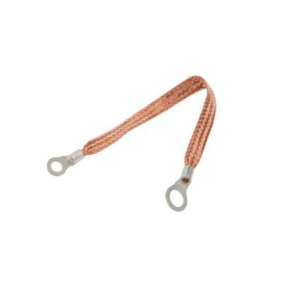 Allstar Performance Ground Straps ALL76329-6 Straps, Straps, Copper Strap, 6 in. Length, with .250 in. Diameter and .375 in. Diameter Terminals, Each