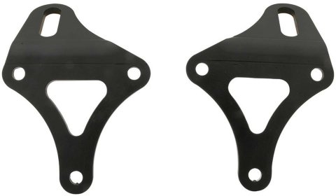 Allstar Performance Motor Mounts ALL38108 Mount, Front, 1 in. Offset, Block Mount, Bolt-In, Steel, Black Powdercoated, Chevy, V8, Each