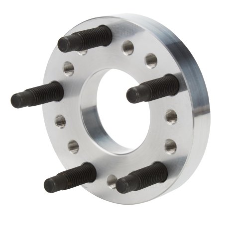Allstar Performance Aluminum Wheel Adapters ALL44128 Adapters, 1.000 in. Thickness, Billet Aluminum, Black Anodized, 5 x 4 1/2 in./5 x 4 3/4 in. Hub to 5 x 5 in. Wheel, Each