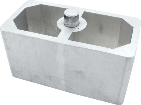 Allstar Performance Lowering Blocks ALL56133 Block, Aluminum, 2.50 in. Drop, Rear, 2.50 in. Wide, Universal, Each