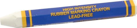 Allstar Performance Tire Marking Crayons ALL12060 Crayon, White, Each