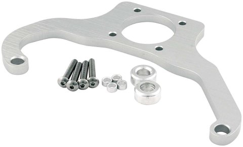 Allstar Performance Fuel Regulator Brackets ALL54290 Bracket, Magnafuel Pressure Regulator, Billet Aluminum, Natural, 4-Barrel, Dominator, Each