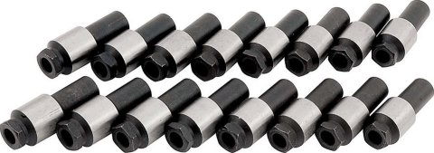 Allstar Performance Rocker Arm Nuts ALL90206 Nuts, 3/8 in, for Stud Girdles, Chevy Small Block, Set of 16