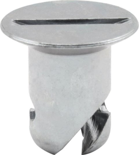 Allstar Performance Flush Head Button Fasteners ALL19272 Fastener Head, Fasteners, Quick Fastener, Aluminum, Natural, 0.500 in Length, Set of 50