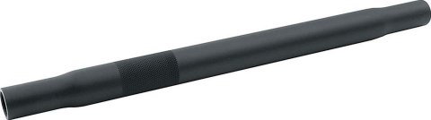 Allstar Performance Steel Suspension Tubes ALL57180 Threaded Tube, Tube, Swedged, 5/8-18 in. RH/LH Thread, Steel, Black Anodized, 18.0 in. Length, Each