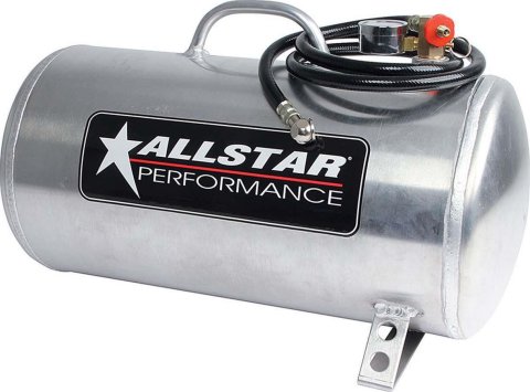 Allstar Performance 5 Gallon Air Tank ALL10534 Tank, Horizontal, 5.0 Gallons Volume, Aluminum, Polished, Each