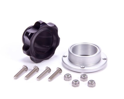 Allstar Performance Fill Plug Kits ALL36181 Cap Kits, Kits, Bolt-on, 1.50 in. Cap Diameter, Billet Aluminum, Black Anodized, 1 1/2-12 Thread Size, 1.375 in. Diameter Opening, Kit