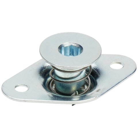 Allstar Performance Flush Head Self-Ejecting Button Fasteners ALL19130 Quick Fasteners, Complete Fastener, Steel, Natural, 5/16 in. Self-Ejecting, Flush, 0.500 in., Set of 10