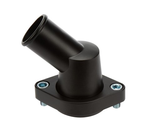 Allstar Performance Aluminum Water Necks ALL30271 and Thermostat Housings, Necks, 45 degree, Swivel, Aluminum, O-ring, Each