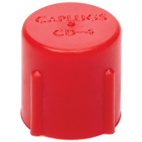 Allstar Performance AN Cap Fittings ALL50802 Caps, Plastic, Red, -4 Female, Set of 20