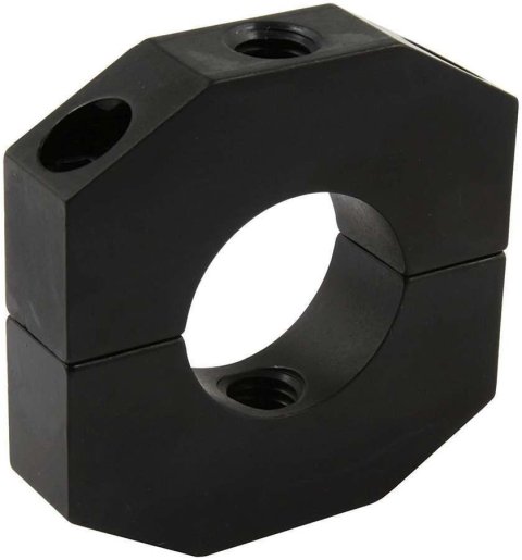 Allstar Performance Ballast Brackets ALL14185 Weight Bracket, Clamp-on, Aluminum, Black, 1.50 in. Diameter Tube, Each