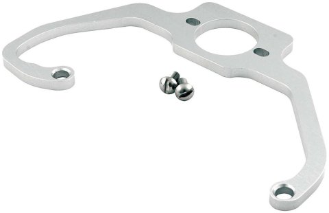 Allstar Performance Fuel Regulator Brackets ALL54284 Bracket, Holley Pressure Regulator, Billet Aluminum, Natural, 4-Barrel, Square Bore, Each