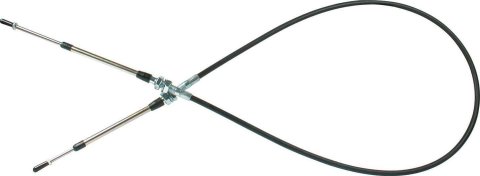 Allstar Performance Throttle/Shift Cables ALL54145 Cable, Throttle/Shift, Push/Pull, Black Rubber Jacket, 5.00 ft. Length, Each