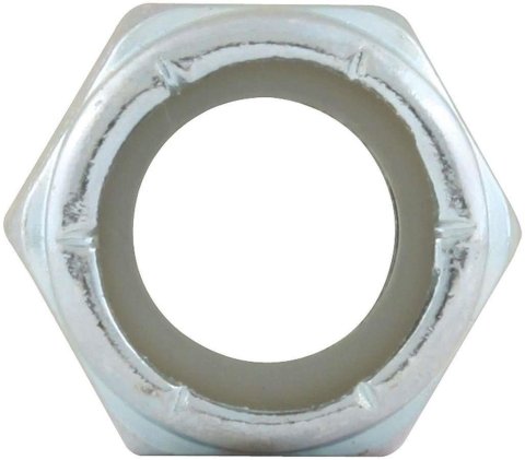 Allstar Performance Nylon Locking Hex Nuts ALL16013-50 Nuts, Hex, Steel, Zinc Plated, Insert, 7/16-14 in. Coarse Thread, Set of 50