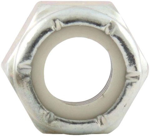 Allstar Performance Nylon Locking Hex Nuts ALL16061-10 Nuts, 5/16-24 in Threads, with Insert, Set of 10