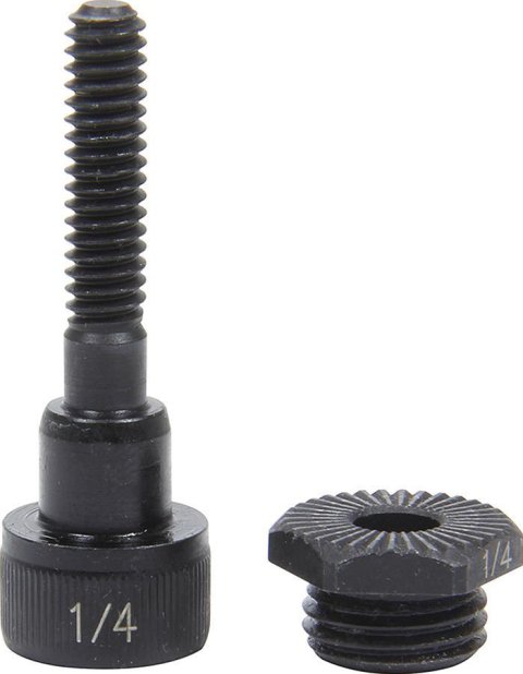 Allstar Performance Thread Setter Kits ALL19455 Kits, Mandrel and Nosepiece, 1/4 in.-20, Steel, Black Anodized, Kit