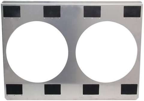Allstar Performance Fan Shrouds ALL30064 Shroud, Aluminum, Natural, Bolt-On, 12" Diameter, Each
