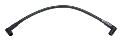 Allstar Performance Ignition Coil Wires ALL81382-24 Wires, Male/HEI, 90 degree Ends, 8.00mm Diameter, Black, 24 in. Length, Each