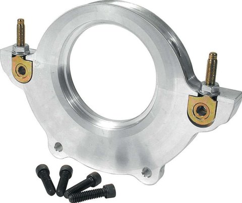 Allstar Performance Small Block Rear Main Seal Adapters ALL26125 Adapter, Billet Aluminum, 1 to 2-Piece Style, Chevy, Gen I, Kit