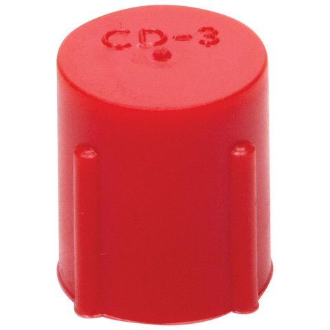 Allstar Performance AN Cap Fittings ALL50801 Caps, Plastic, Red, -3 Female, Set of 20