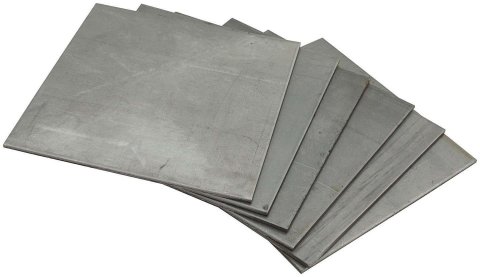 Allstar Performance Floor Plates ALL22640 Roll Cage, Plates, 1/8 in. Steel, 6 in. x 6 in., Set of 6