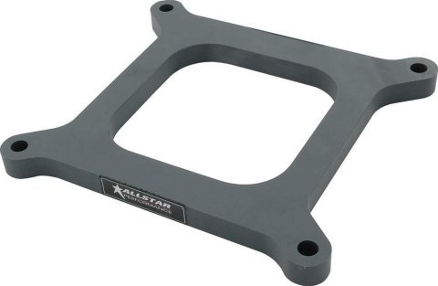 Allstar Performance Drag Hi-Flow 0.5 Inch Carburetor Spacer ALL25980 Spacer, Polymer, .500 in. Thick, 4-Hole, Open Center, Each