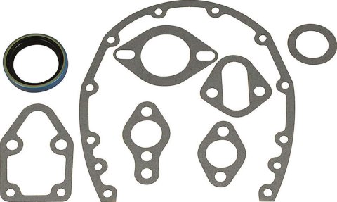 Allstar Performance Timing Cover Gasket Sets ALL87240 Gasket, Front of Engine Set, Chevy Small Block, Kit