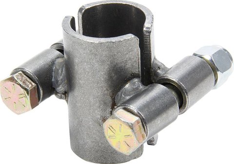 Allstar Performance Roll Bar Tube Clamps ALL14480 Clamps, Clamps, 1.00 in. Tube, 2.00 in. Diameter, 3/8 in. Grade 8 Bolts, Nyloc Nuts, Steel, Natural, Each