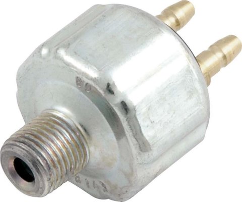 Allstar Performance Brake Light Switches ALL76251 Switch, Fluid Pressure Style, 4.50 amps, Male Pin Terminal Type, Steel, Natural, Each