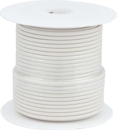 Allstar Performance Primary Electrical Wire ALL76512 Wire, 20-Gauge, 100 ft. Long, White, Each