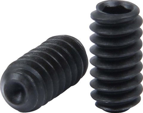 Allstar Performance Bolts and Screws ALL16902 standard cup point set screws are manufactured from alloy steel heat treated for maxim