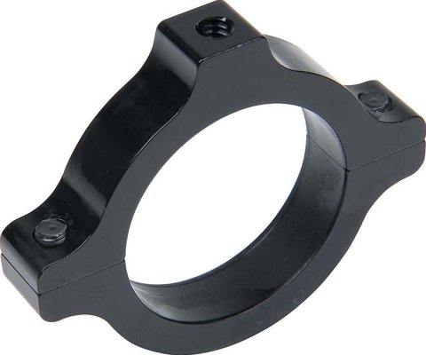 Allstar Performance Aluminum Accessory Clamps ALL10460 Clamp, Round Roll Bar Clamp Style, Aluminum, Black, 1.625 in. Tube Diameter, Each